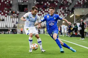 David Schnegg Sturm Graz und Oleksandr Karavaev Dynamo Kiew